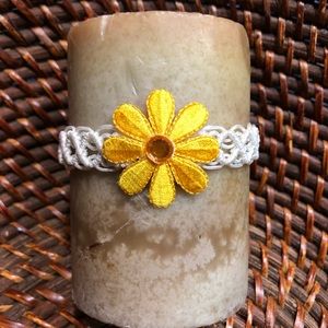 Candle decor lace wreath adjustable crystal NEW